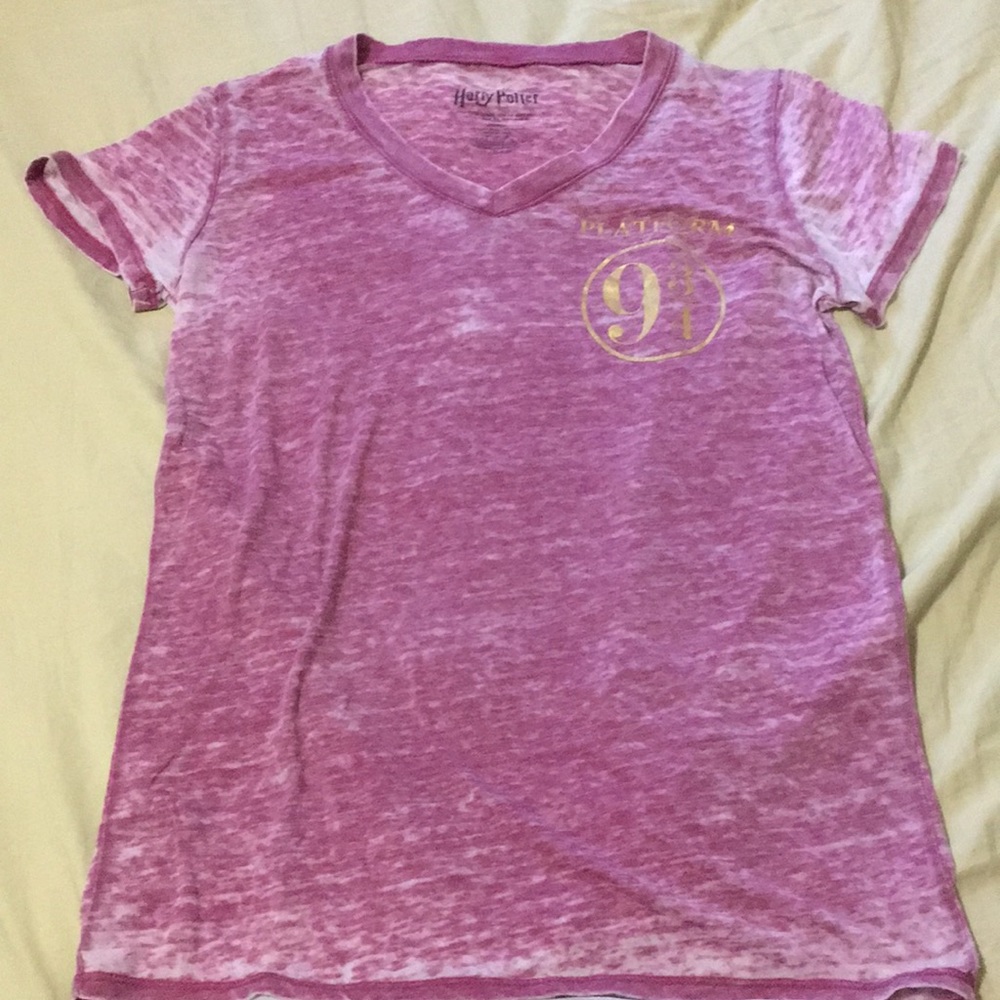 harry potter platform 3/4 shirt